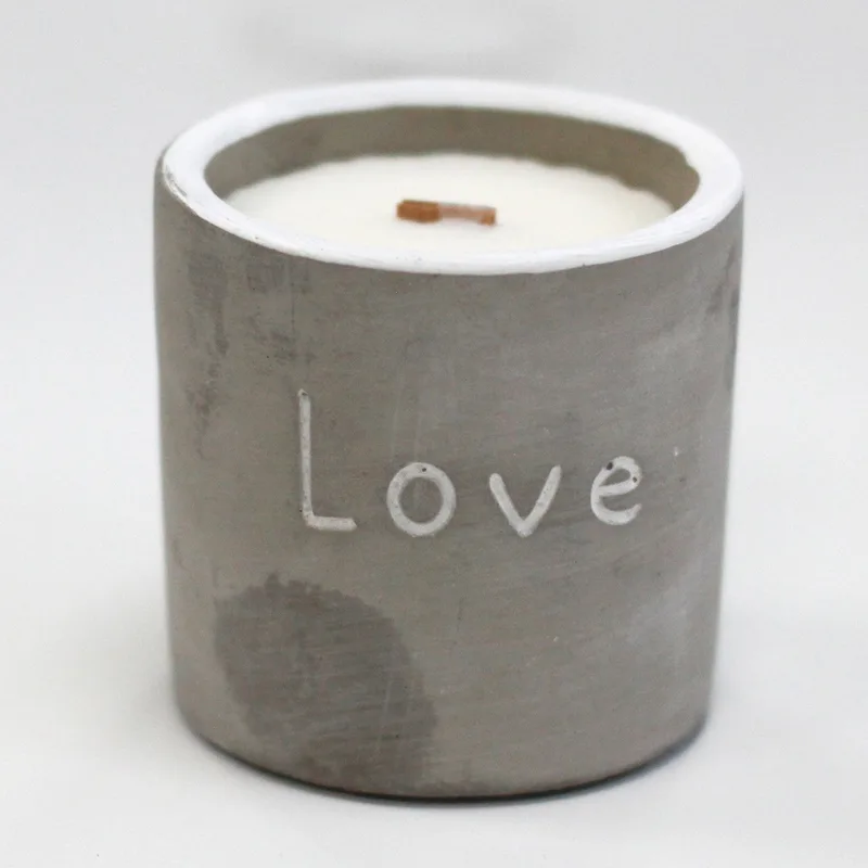 Med Concrete Soy Candela - Love - Purple Fig & Casis — foto 4
