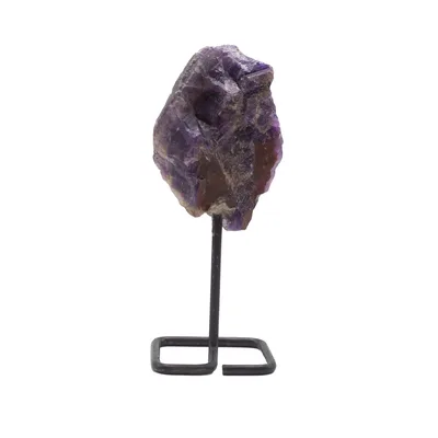 Mineral Specimen on Metal Stand - Amethyst — foto 5