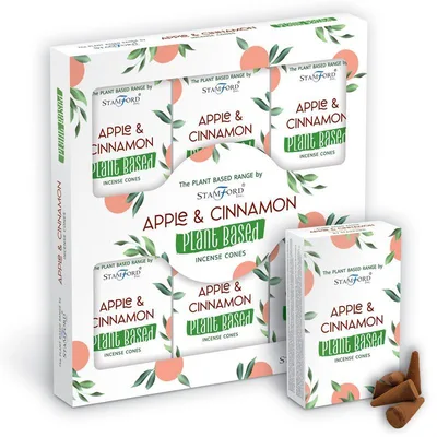 Plant Based Incenso Cones Apple & Cannella