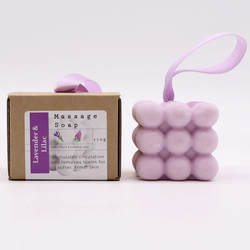 Boxed Single Massage Saponi - Lavanda & Lilac