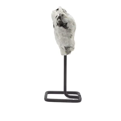 Mineral Specimen on Metal Stand - Rainbow Moonstone — foto 1