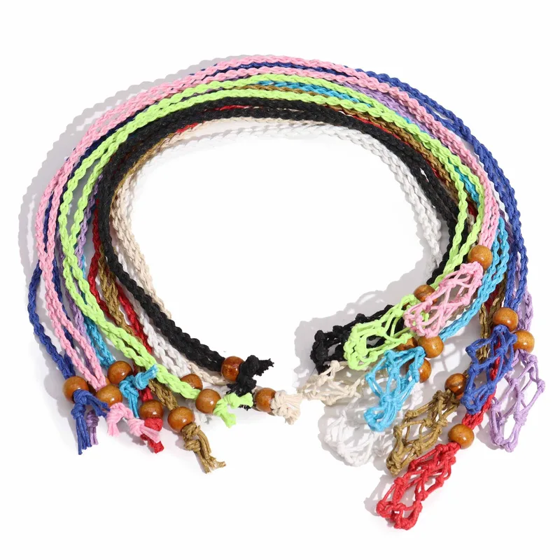 Crystal Gemstone Necklace Cord 45cm/18inch Mix of 11 Colours — foto 5