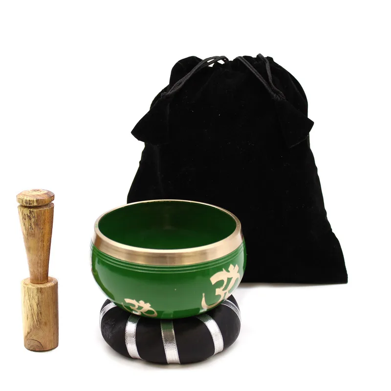 Albero of Life Singing Bowl Set- Verde 10.7cm — foto 5