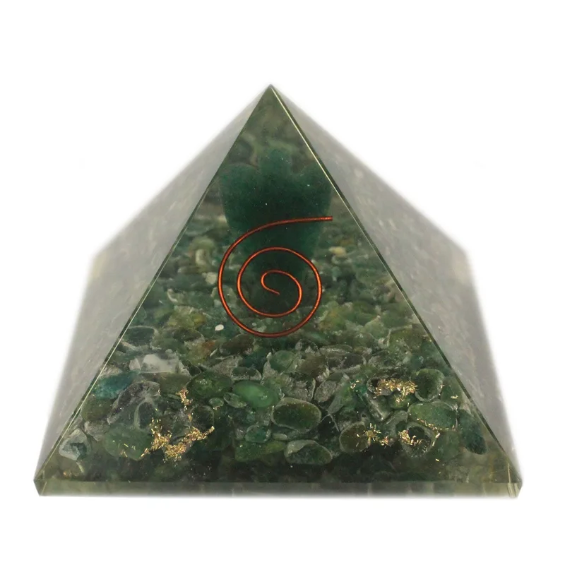 Lrg Orgonite Pyramid 70mm Angel