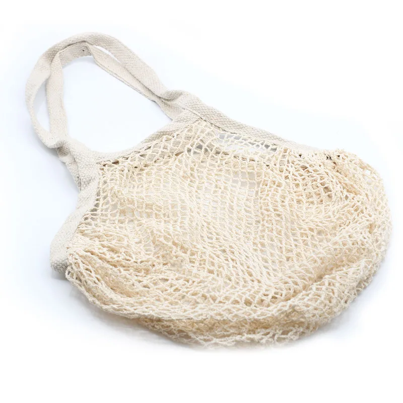 Borsa in rete di cotone puro - Naturale — foto 1