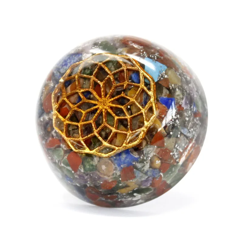 Orgonite Desk Power Packs Multi Stone Dome