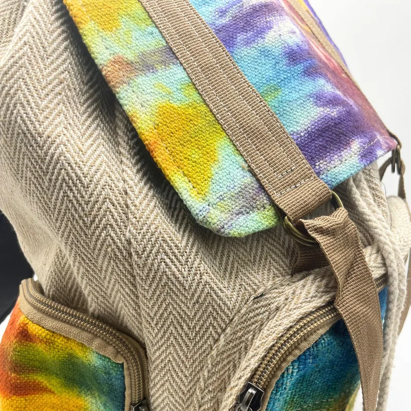 Tiedye Hemp Large Square Backpack — foto 2