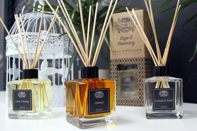 200ml Limone Verbena Essenziale Olio Reed Diffusore