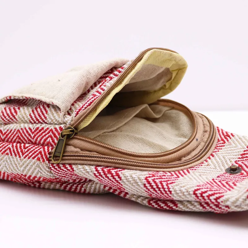 Corpo Cross Bag Naturale Cotton Tan & Pink — foto 2