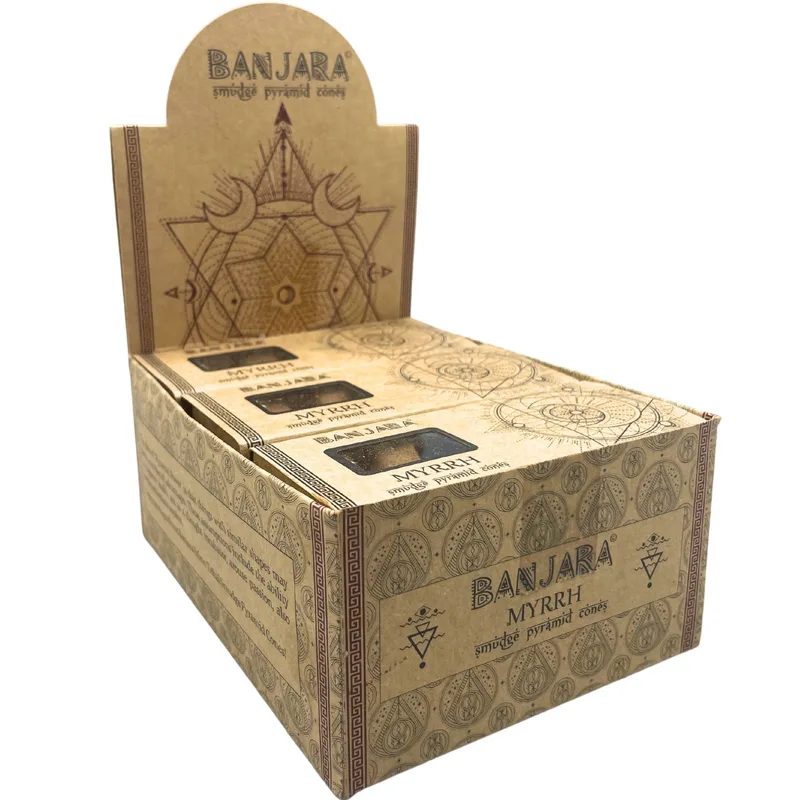 Banjara Smudge Pyramid Cones Myrrh — foto 3