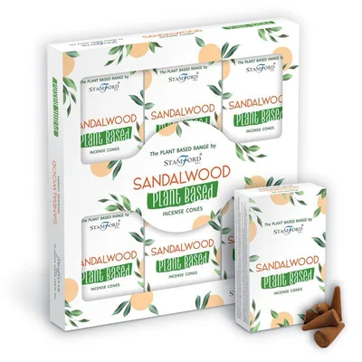 Plant Based Incenso Cones Sandalwood — foto 1