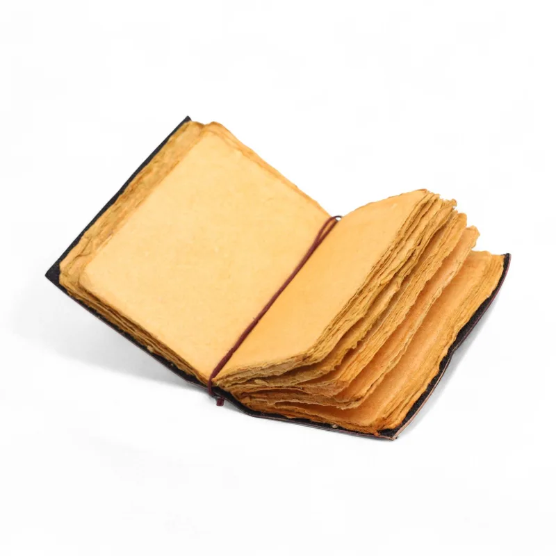 Fat Deckled Edge Leather Notebook – Every Day May Not Be Good — foto 3