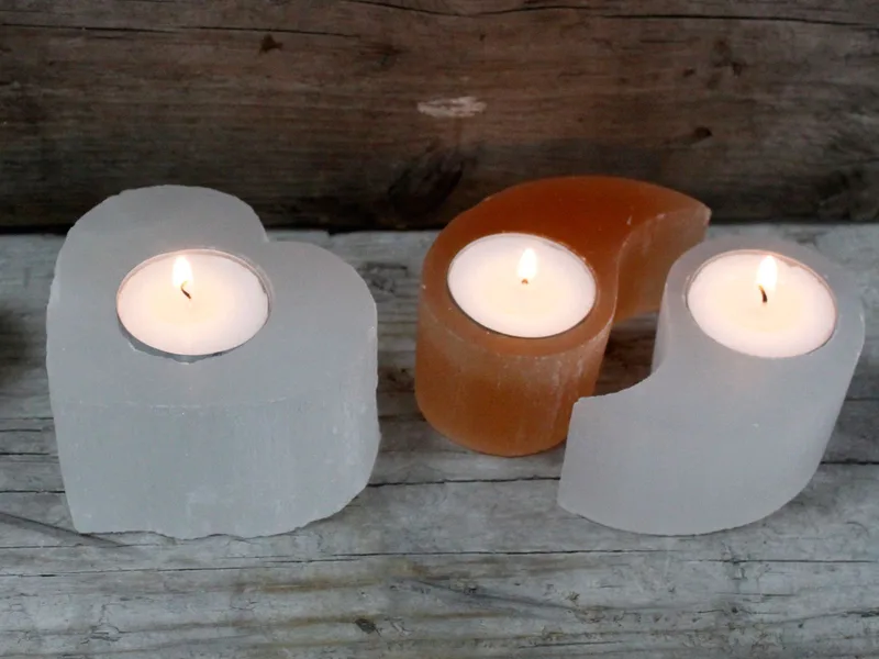 Selenite Ying Yang Candela Porta — foto 2