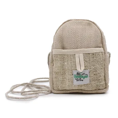 Borsa Rigida in Canapa per Cellulare con Cordino – Colore Casuale — foto 4