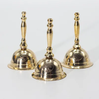 Small Altar Brass Bell - Albero of Life