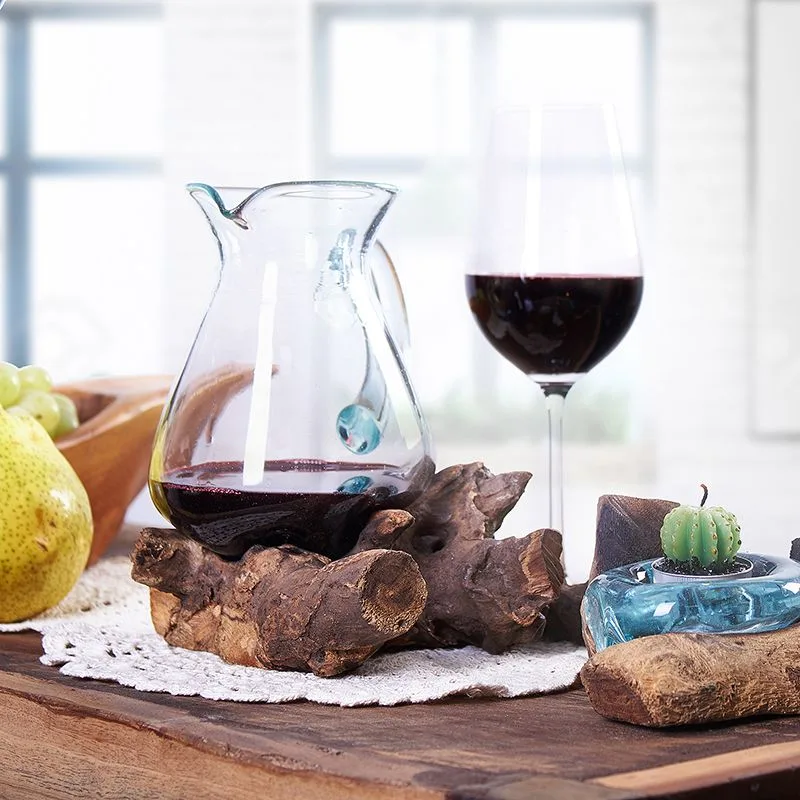 Molton Glass on Legno Water Jug — foto 2