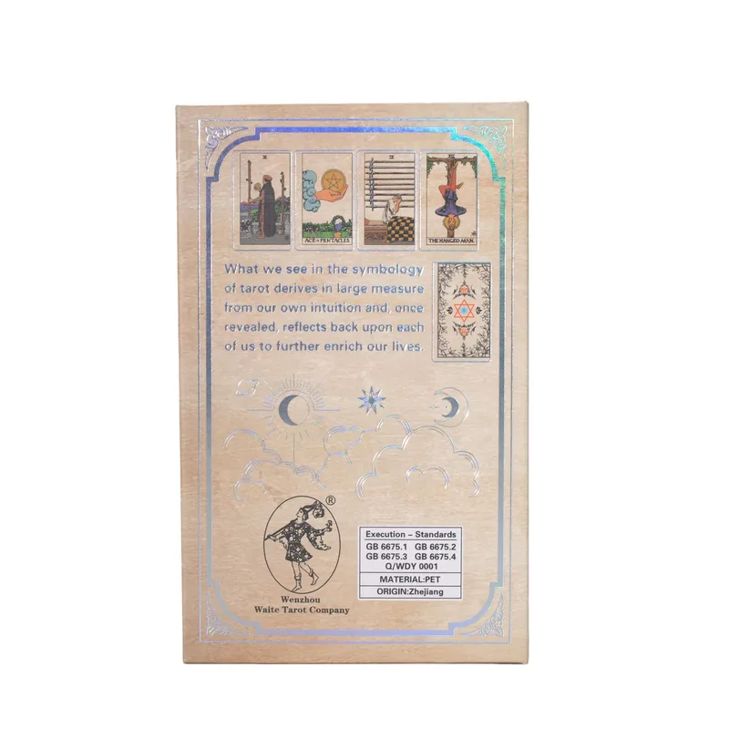 Argento Foil Waite Tarot Card Set with booklet — foto 3