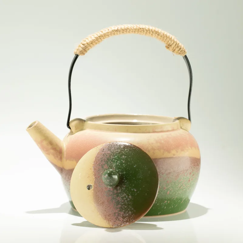 Set da tè stile giapponese Kyusu – per tè verde – quattro tazze — foto 1