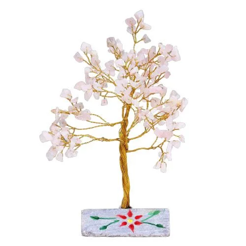Rosa Quartz Gemstone Albero 160 Stones — foto 1