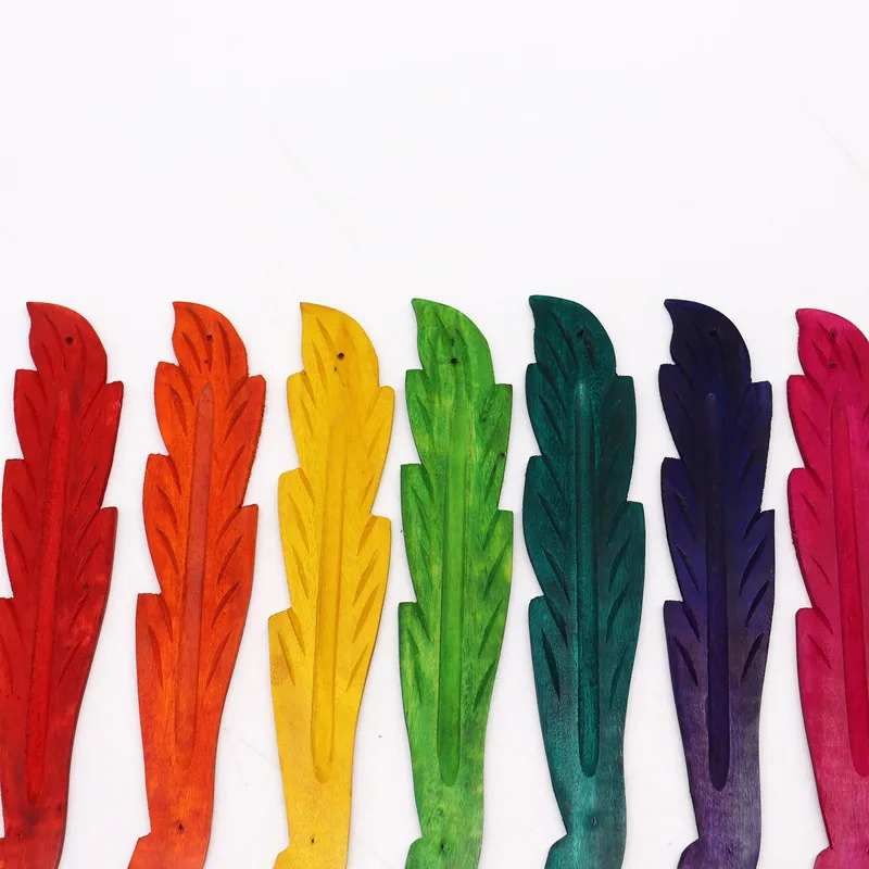 Leaf Coloured Ashcatcher 10" - Mango Legno — foto 1