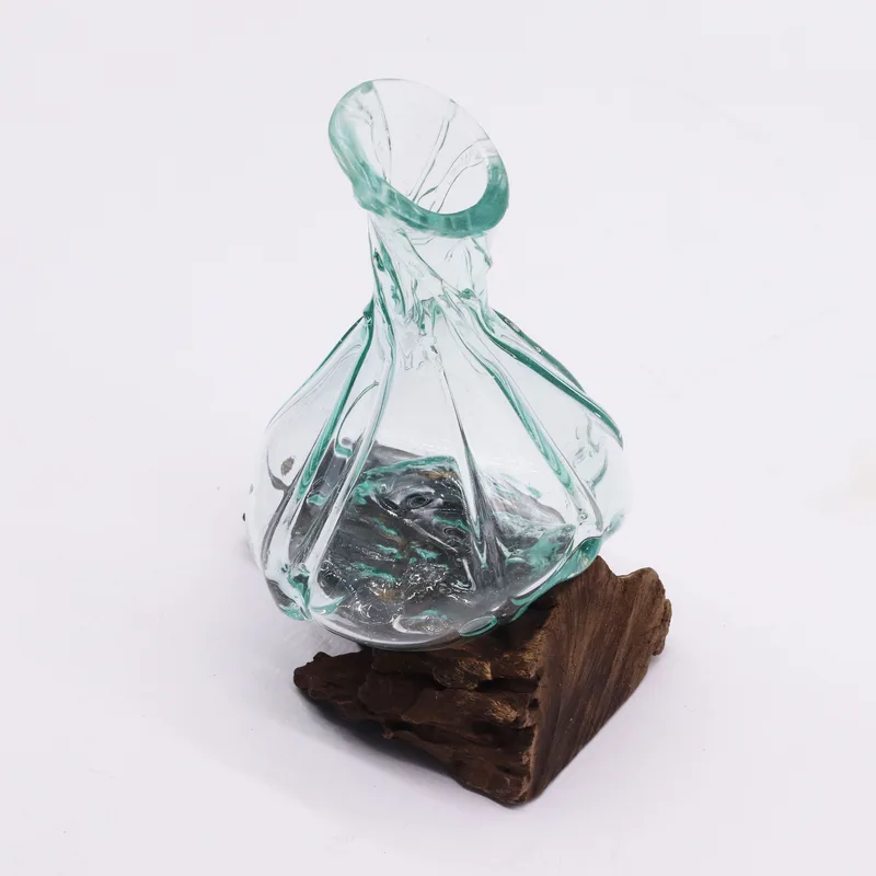 Molten Glass Fancy Mini Decanter on Legno 24cm — foto 2
