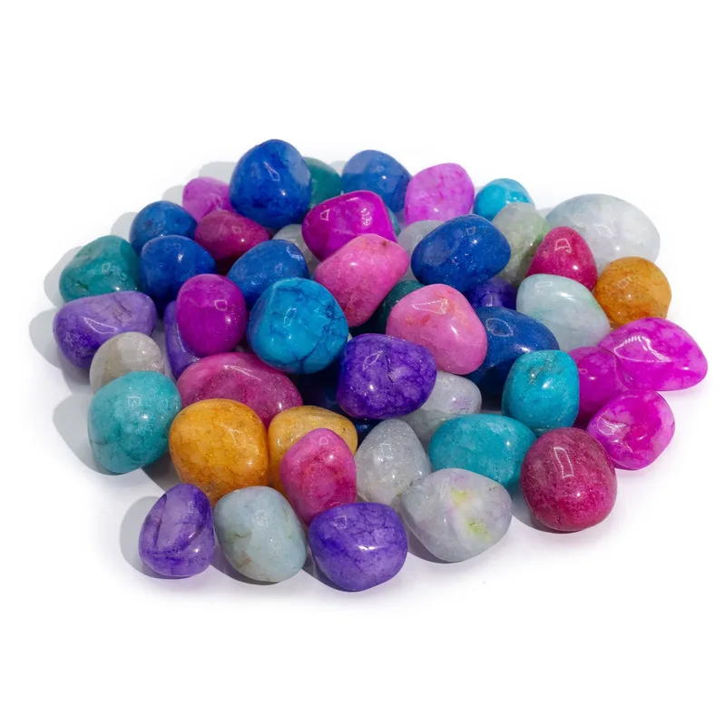 Bulk Treated Mixed Crackle Quatz- 1kg