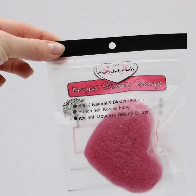 Konjac Heart Sponge - Lavanda — foto 2