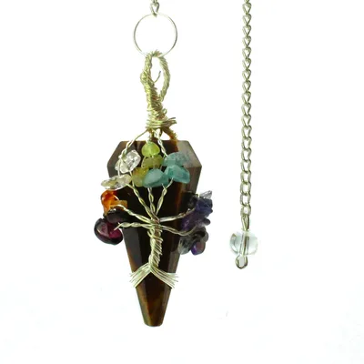 Magic Pendulum - Seven Chakra - Tigereye — foto 2
