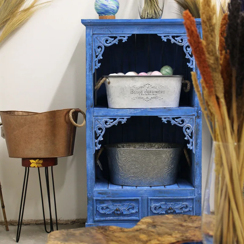 Albasia Bathroom Cabinet Bluewash — foto 1