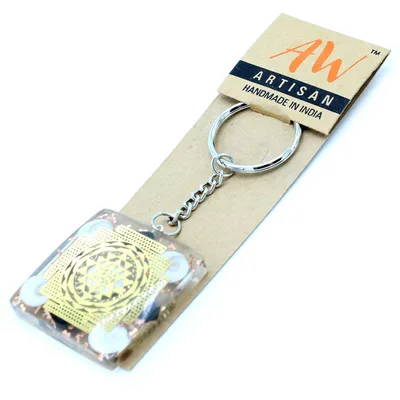 Orgonite Power Keyring Home Protect Tourmaline