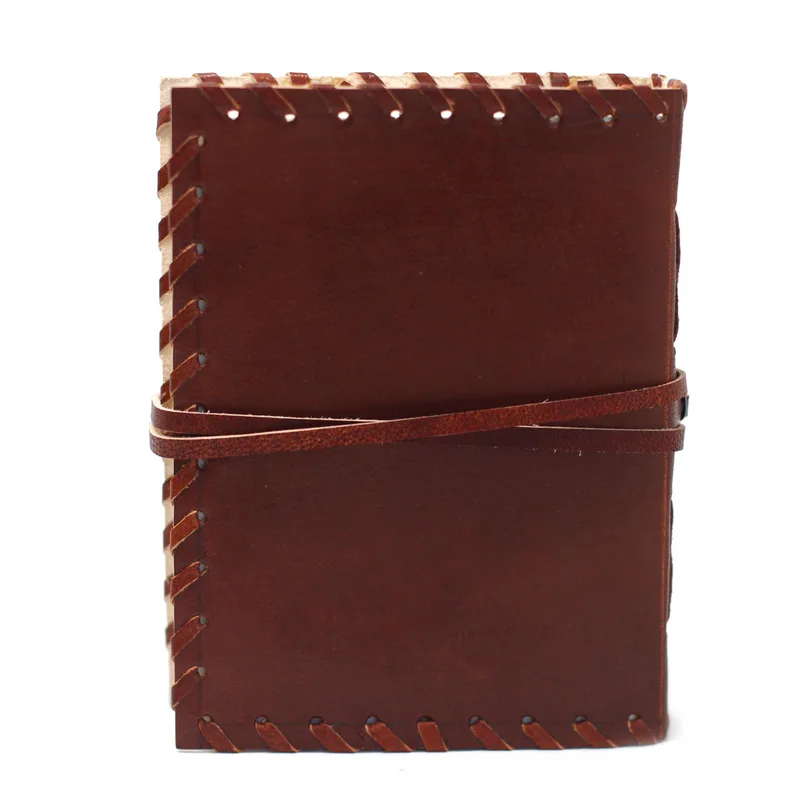 Leather Book of Thoughts with Wrap Notebook — foto 5