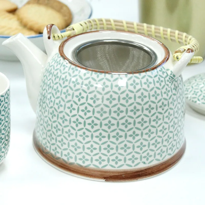 Herbal Teapot Set Verde Mosaic