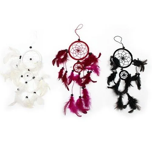 Bali Dreamcatcher - Medium Round - Black/White/Red — foto 2