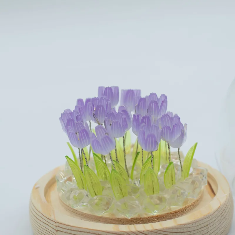 Floral Glow Garden Dome 20 Tulips LED USB — foto 2