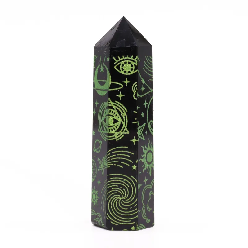 Nero Obsidian Points Mystic Story Forest Verde — foto 2