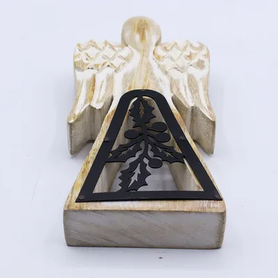 Mango Legno Angel - Whitewash with Iron Decor Cut Out — foto 4