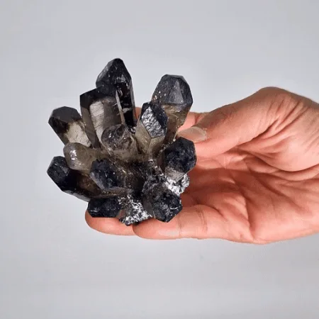 Crafted Quartz Cluster Smoky Ghost Quartz — foto 1