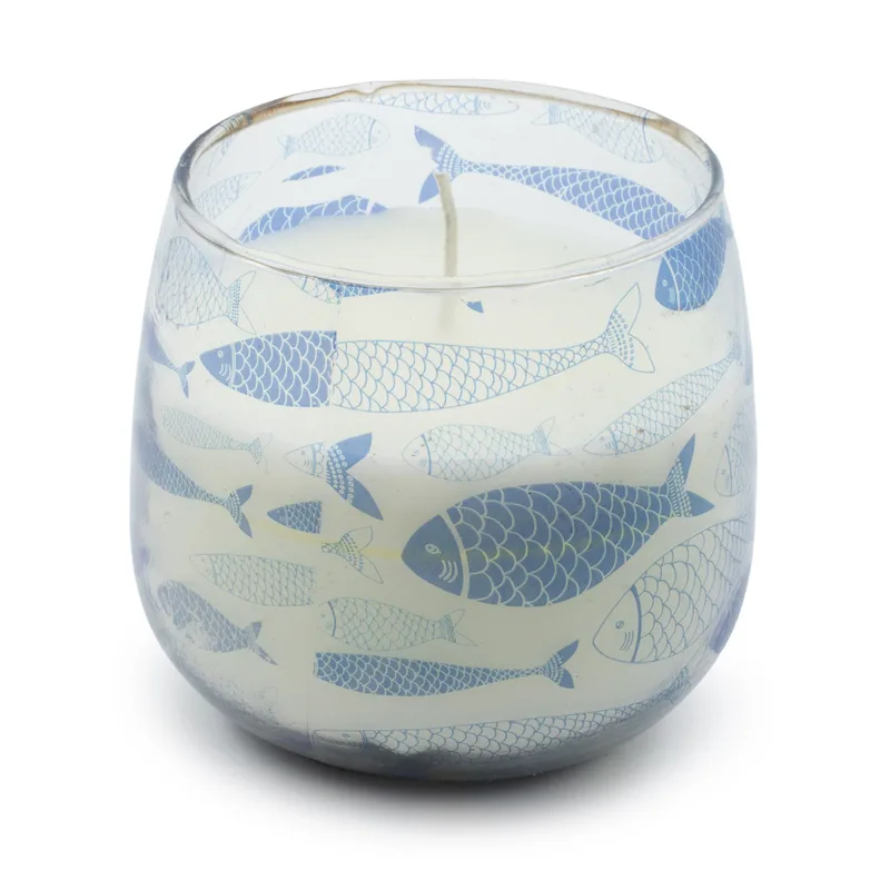 Medium Glass Jar Candele Seabreeze