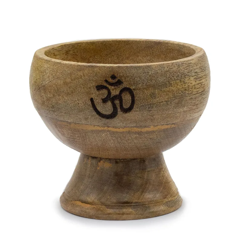 Lrg Ritual Bowl Incenso Cone Porta 11x10 cm Om — foto 3
