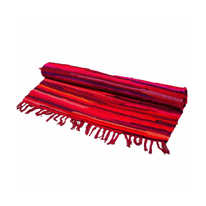 Small Rag Rug 50x90cm premium quality Shocking Pinks