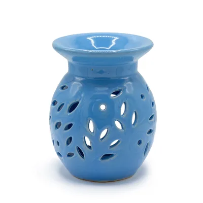 Floral Olio Bruciatore - Blu