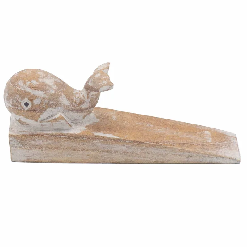 Hand carved Doorstop Whale — foto 2