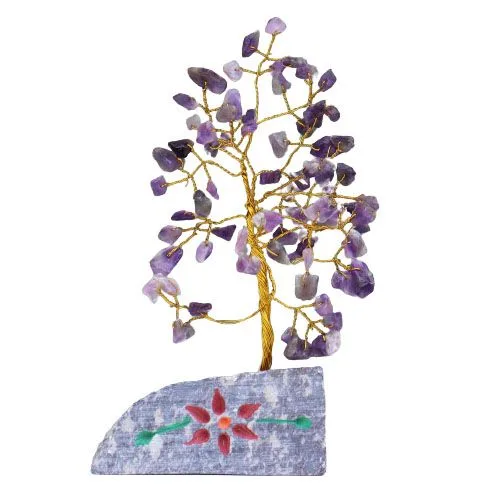 Amethyst Gemstone Albero - 80 Stones