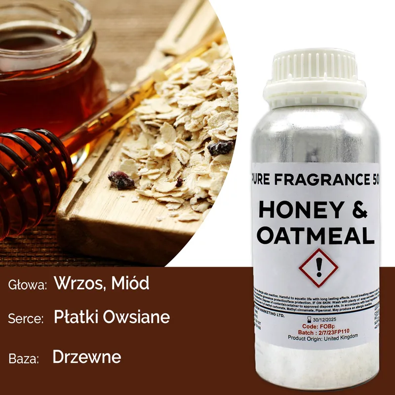 Honey & Oatmeal Puro Profumo Olio 500ml — foto 1