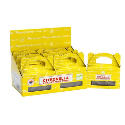 Scatola of - Satya Citronella Backflow Dhoop Cone