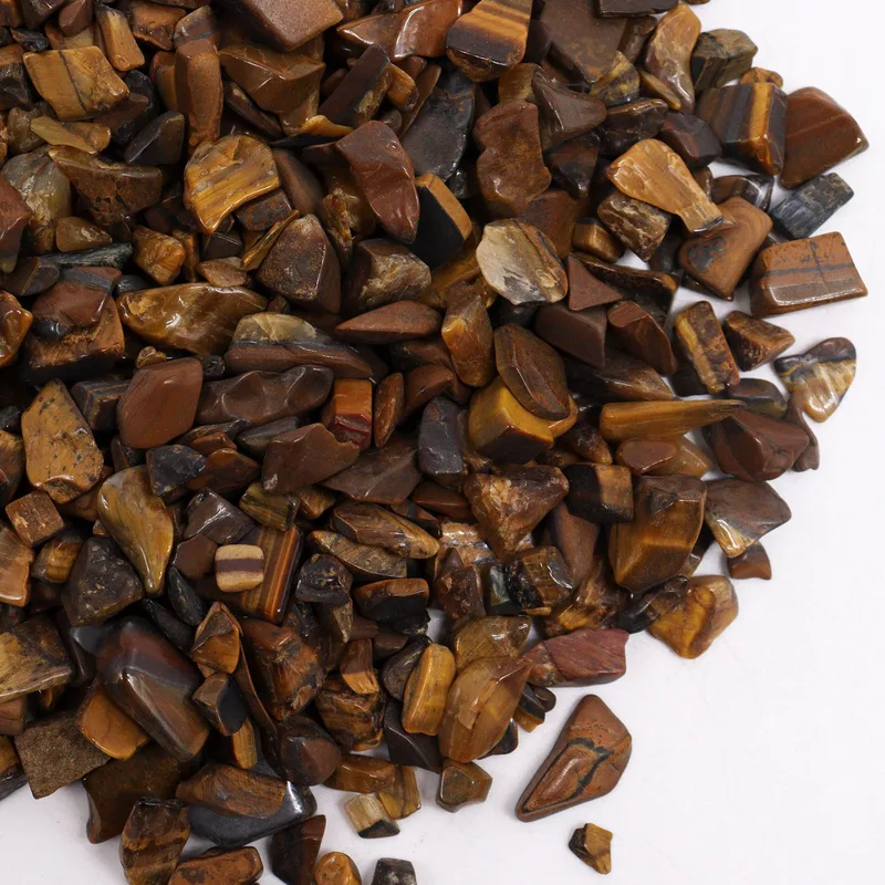 Tiger Eye Gemstone Chips Bulk 1KG — foto 4