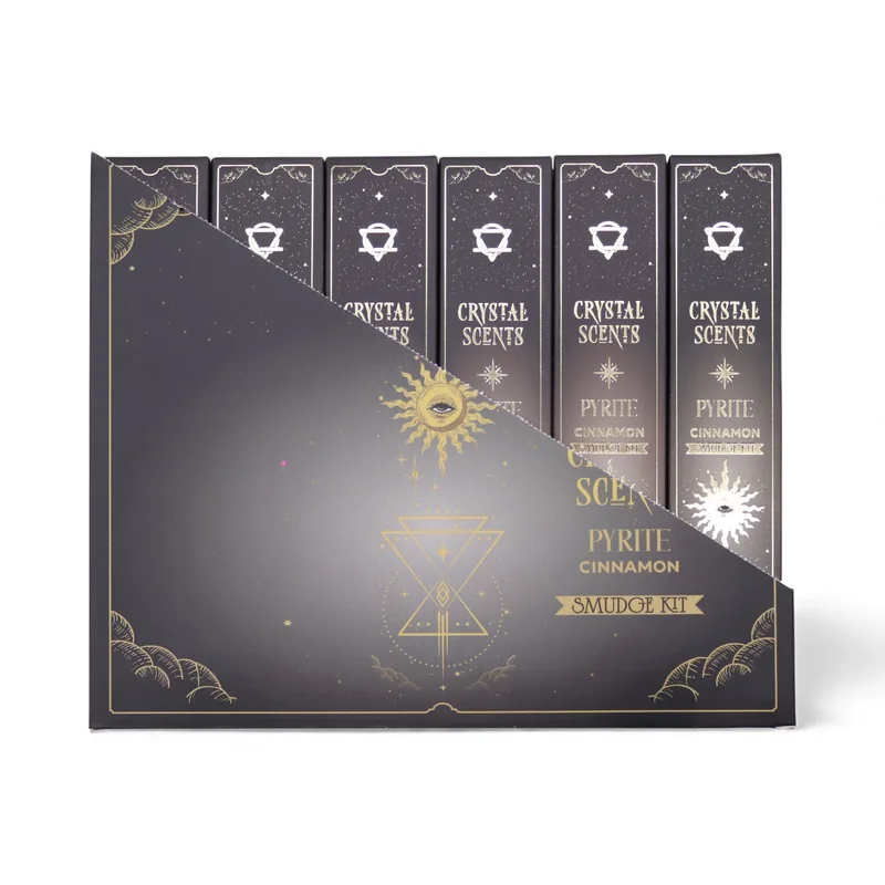 Pyrite Crystal Scents Smudge Incenso - Cannella — foto 3