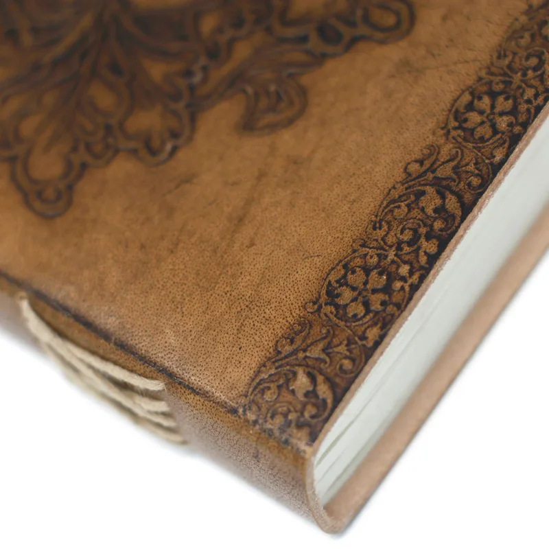 Leather Greenman Notebook — foto 6