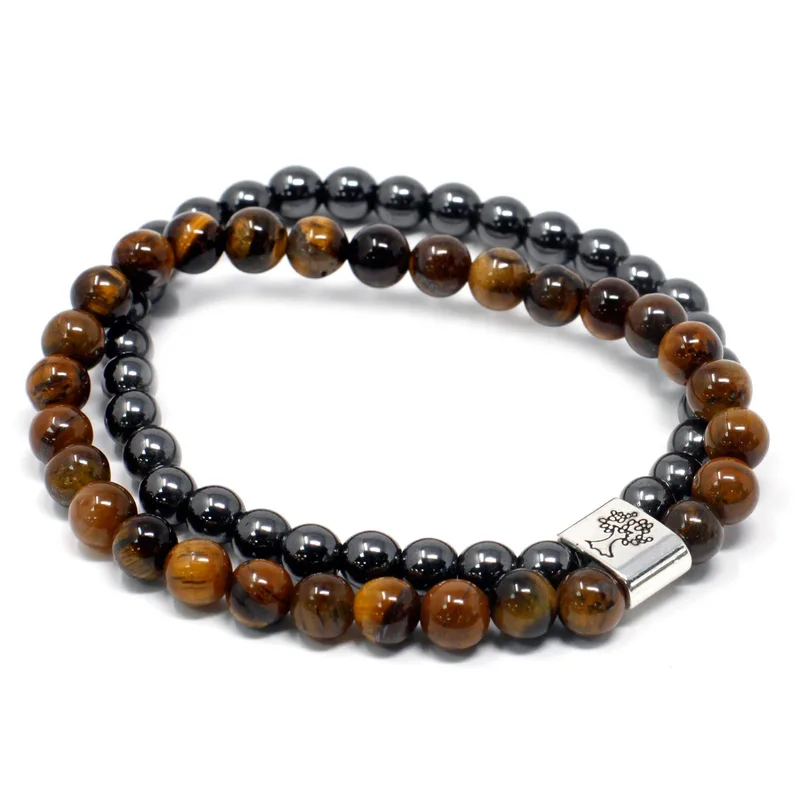 Bracciale con Pietra Naturale Magnetica - Occhio di Tigre — foto 3