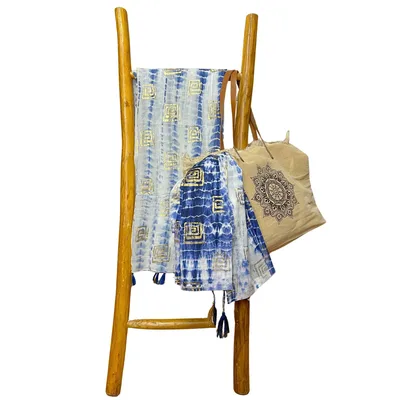 Nomad Sari On the Med Collection Pario Blu Tie Dye & Blockprint — foto 1